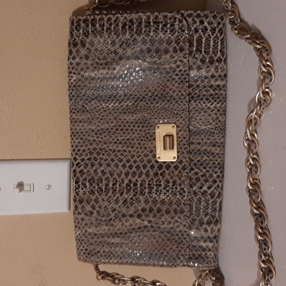 ELLIOTT LUCCA Leather Shoulder Purse - Picture 1 of 7